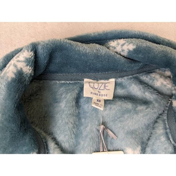 COZE BY PINK ROSE - WOMEN'S SOFT FLEECE 1/4 ZIP PULLOVER SWEATER - SIZE XS - Picture 6 of 9